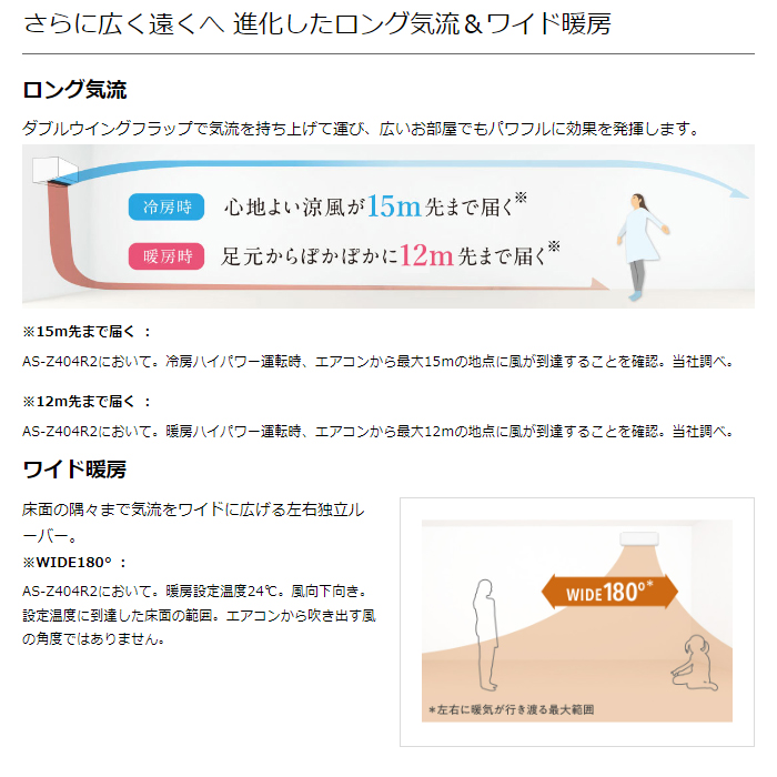 【標準工事費込み】富士通ゼネラル ノクリア Zシリーズ AS-Z284R-W 10畳用 エアコン 2024年モデル 単相100V ホワイト