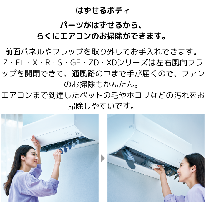 【標準工事費込み】三菱電機 霧ヶ峰 Eシリーズ MSZ-GE2225-W 6畳用 エアコン 2025年モデル 単相100V ピュアホワイト